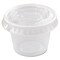 Dart Portion/SoufflÃ© Cup Lids. Fits .5-1oz Cups, Clear, PK2500 PL100N - alternate 2